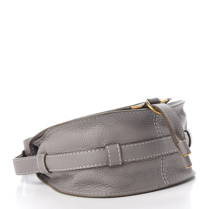 Chloe Calfskin Mini Marcie Round Crossbody Bag Cashmere Grey 4 of 10