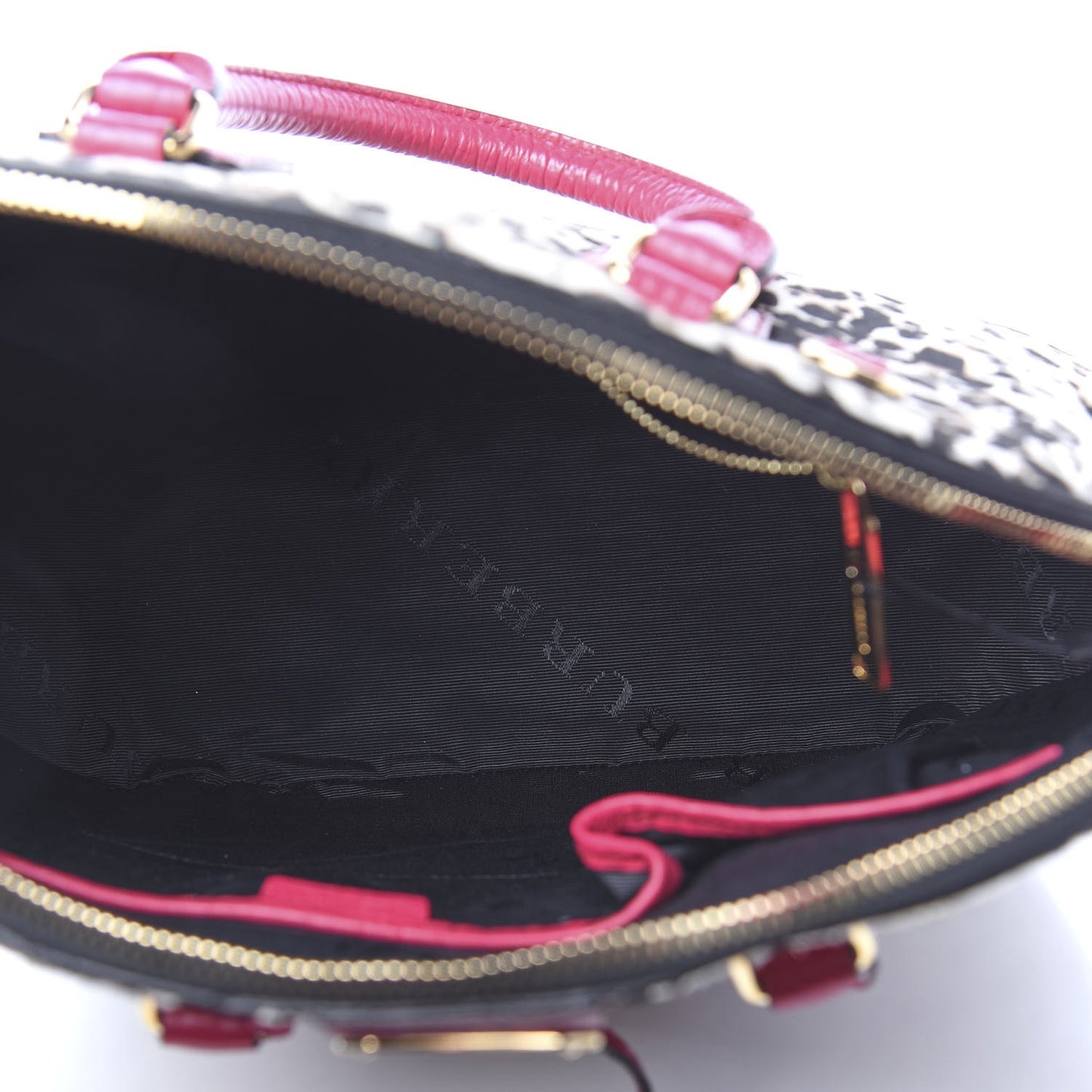 Heritage Grain Calf Hair Print Medium Orchard Bowling Bag Stone