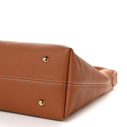 Louis Vuitton Grained Calfskin Low Key Hobo MM Cognac 10 of 10