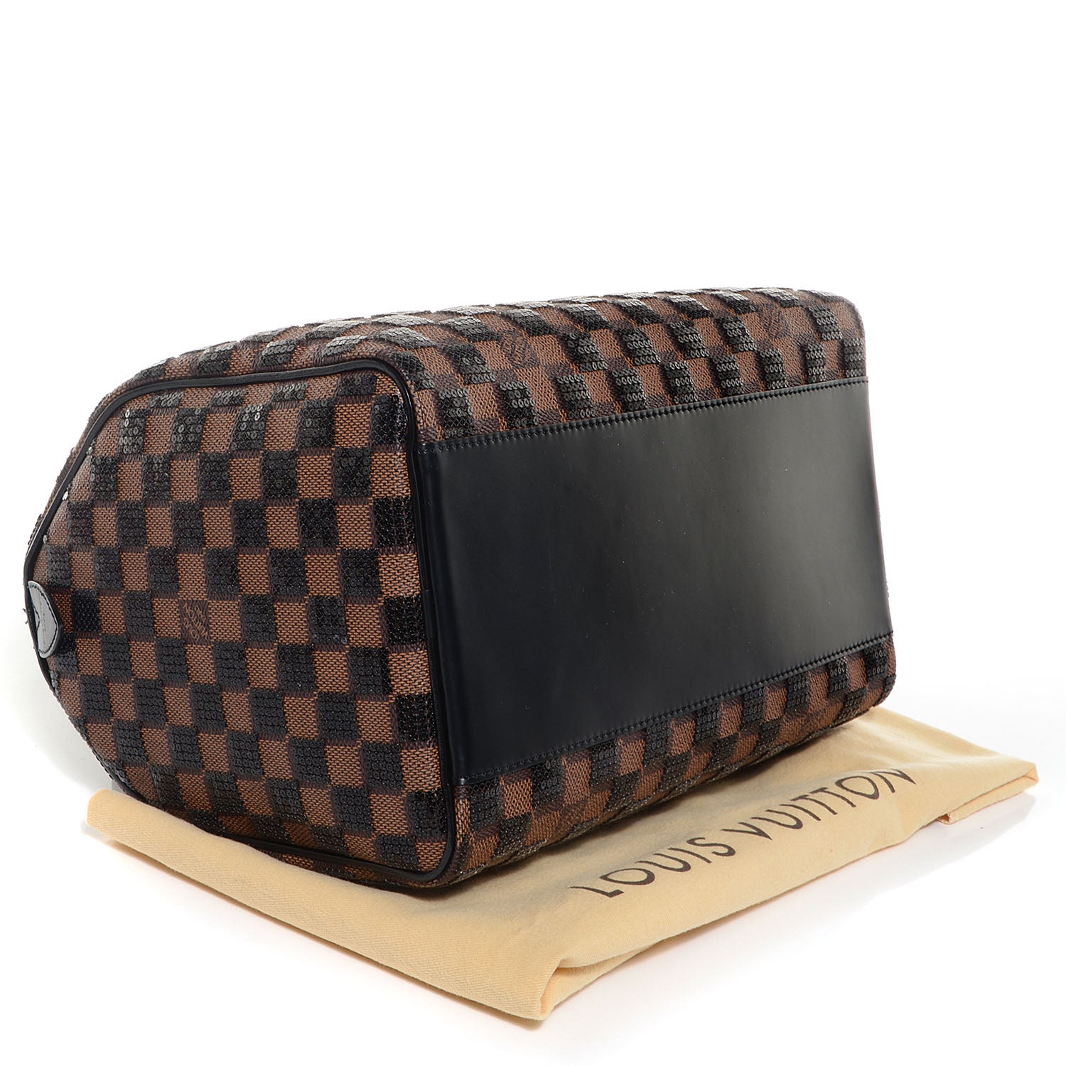 Louis Vuitton Damier Paillettes Speedy 30 Black 4 of 8