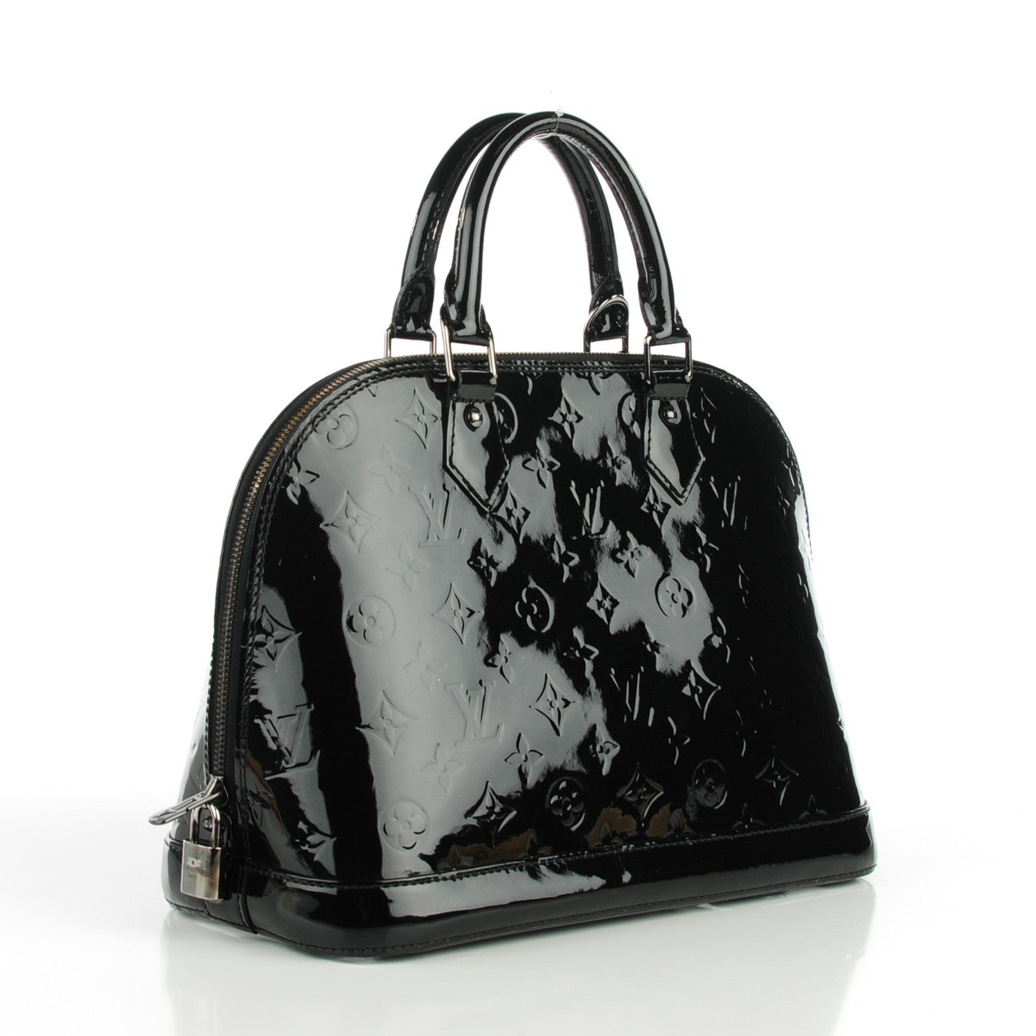 Louis Vuitton Vernis Alma PM Noir Magnetique 3 of 7