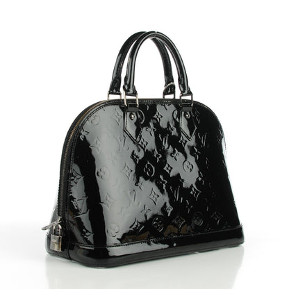 Louis Vuitton Vernis Alma PM Noir Magnetique 3 of 7