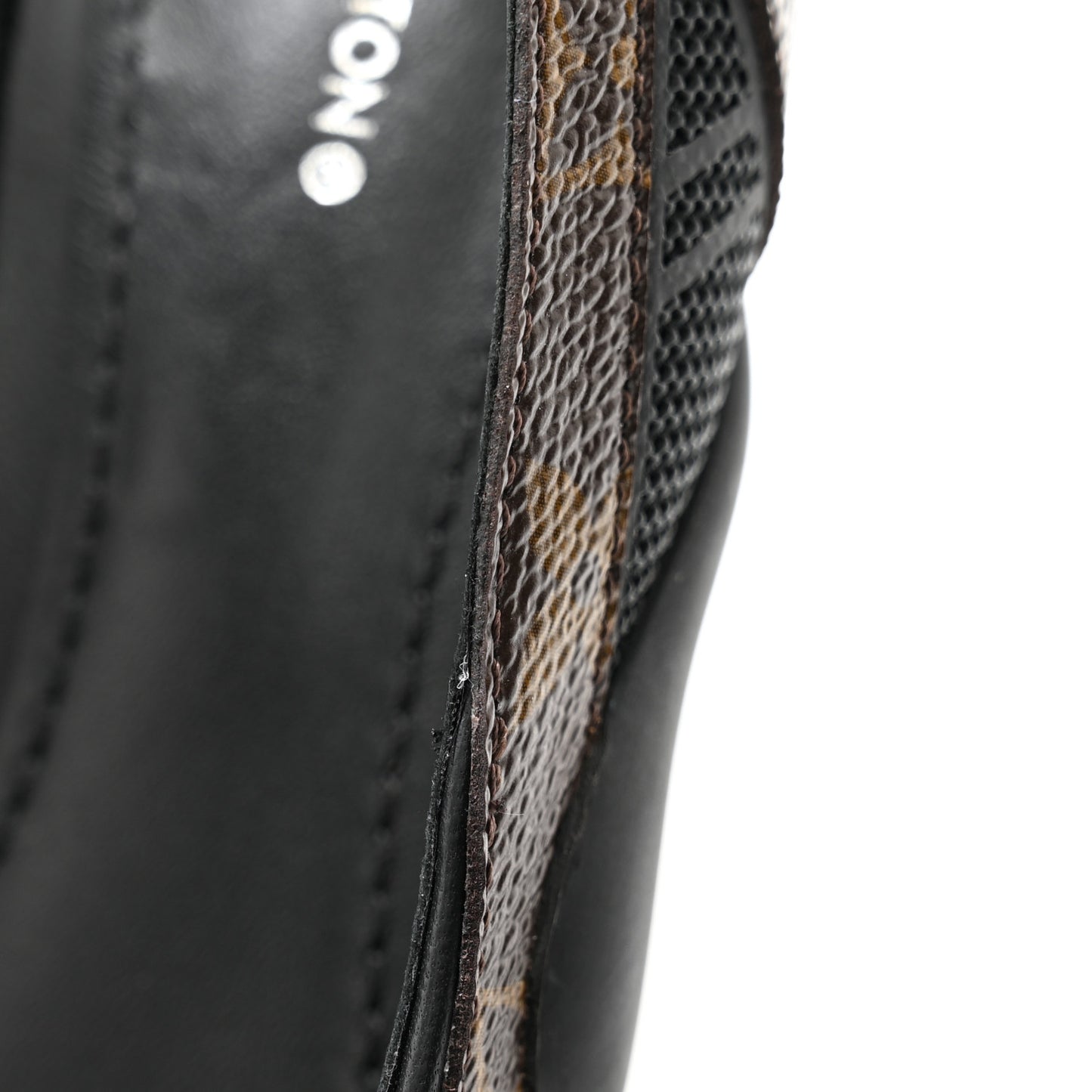 Patent Monogram Archlight Slingback Pumps 38 Black