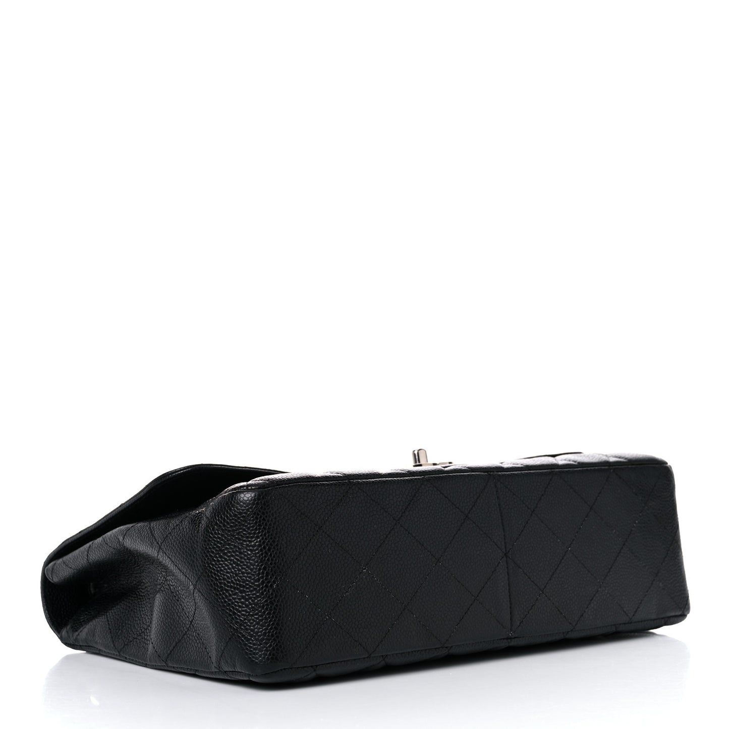 Caviar Quilted Jumbo Single Flap Black