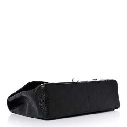 Chanel Caviar Quilted Jumbo Single Flap Black 4 of 22