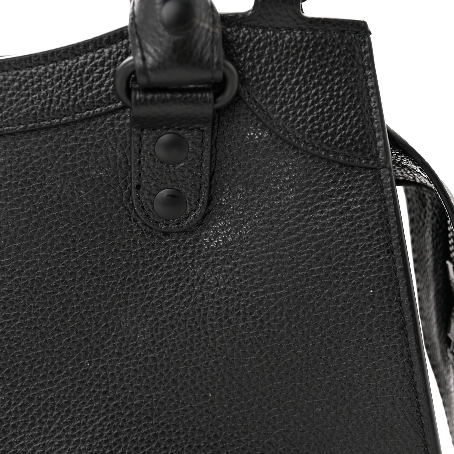Grained Calfskin Neo Classic Black Hardware S City Black