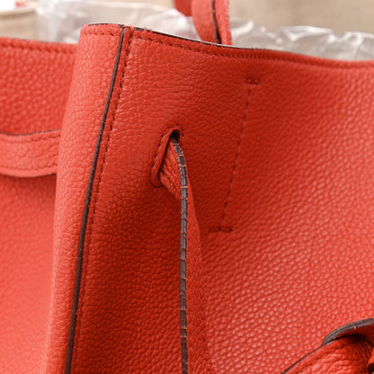 Celine Soft Grained Calfskin Small Belt Cabas Phantom Brick 15 of 15