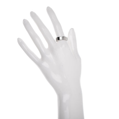 Cartier 18K White Gold 5.5mm LOVE Ring 58 8.25 2 of 5