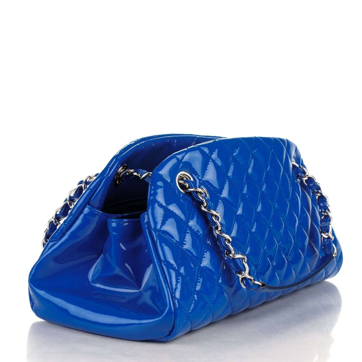 Patent Quilted Medium Just Mademoiselle Blue