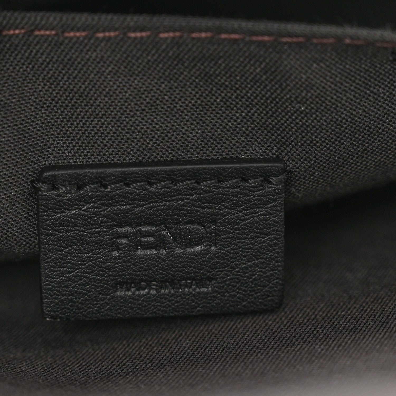 Fendi Vitello Soft F is Fendi Bi-Color FF 1974 Embossed Envelope Wallet On Chain with Pouches Maya Black 7 of 9