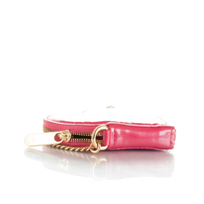 Louis Vuitton Vernis Heart Coin Purse Framboise 4 of 6
