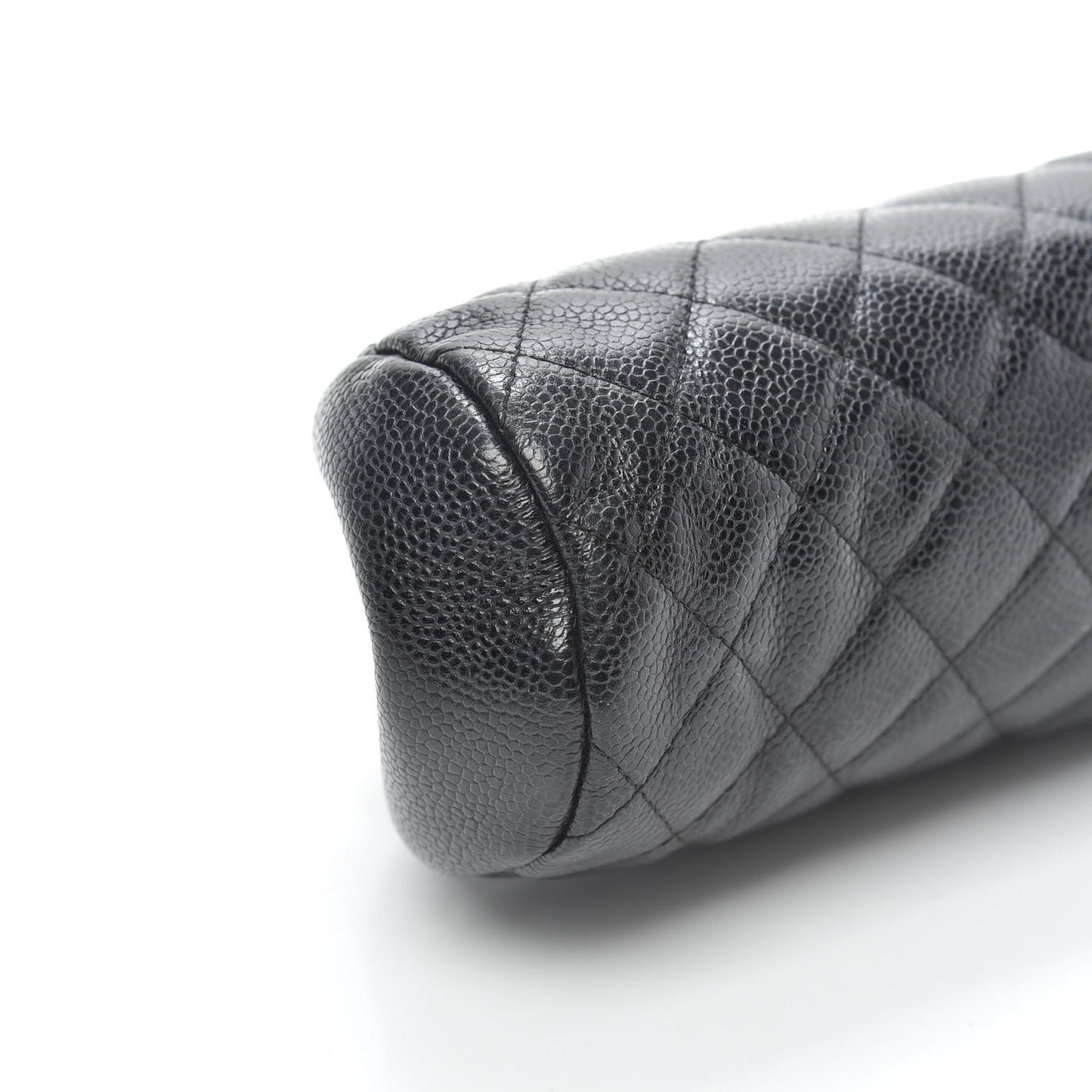 Caviar Quilted Timeless Clutch Black