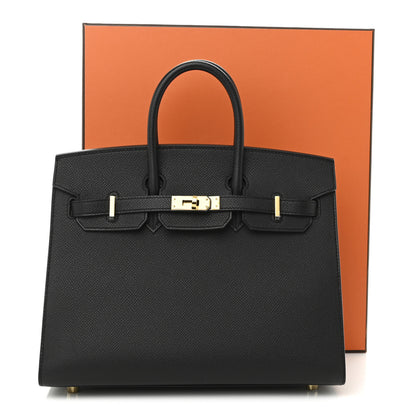 Hermes Epsom Birkin Sellier 25 Black 11 of 11