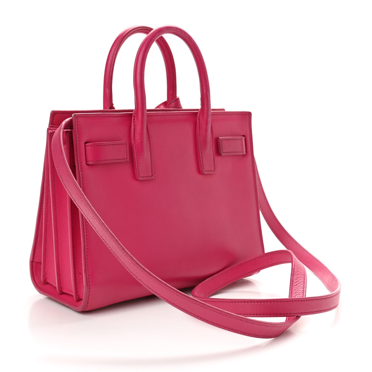 Calfskin Nano Sac De Jour Lipstick Fuchsia