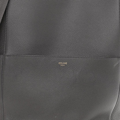Celine Soft Grained Calfskin Sangle Bucket Bag Kohl 7 of 11