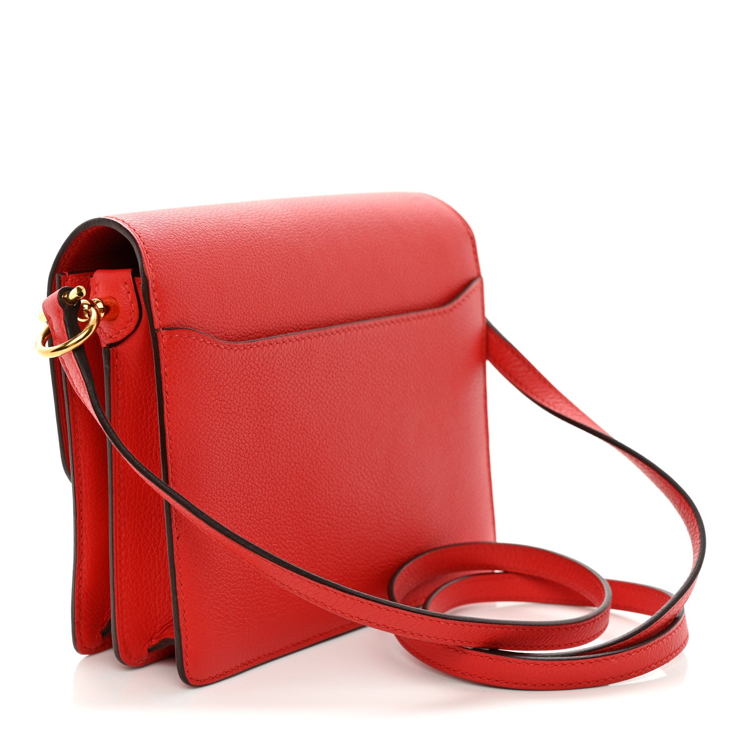 Hermes Evercolor Mini Sac Roulis Rouge Tomate 3 of 10