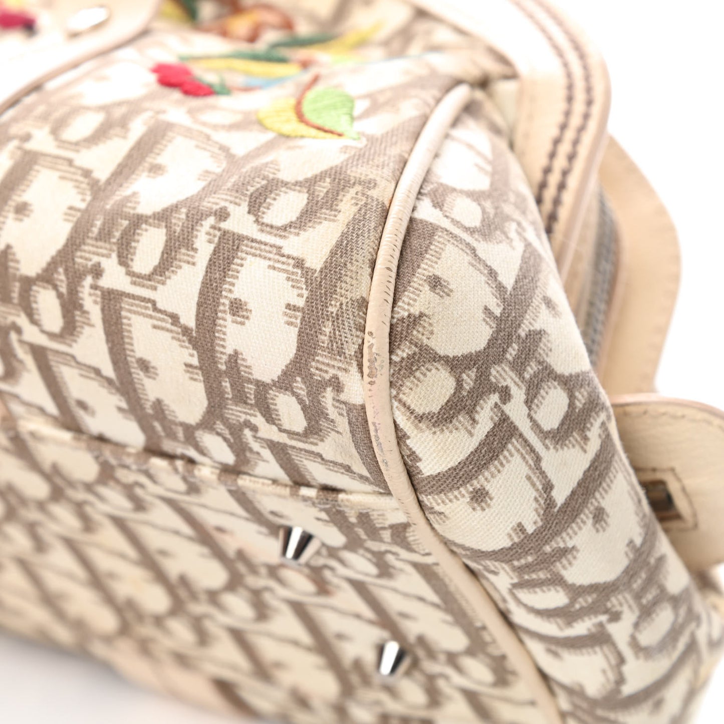 Monogram Vintage Flowers Bowler Beige