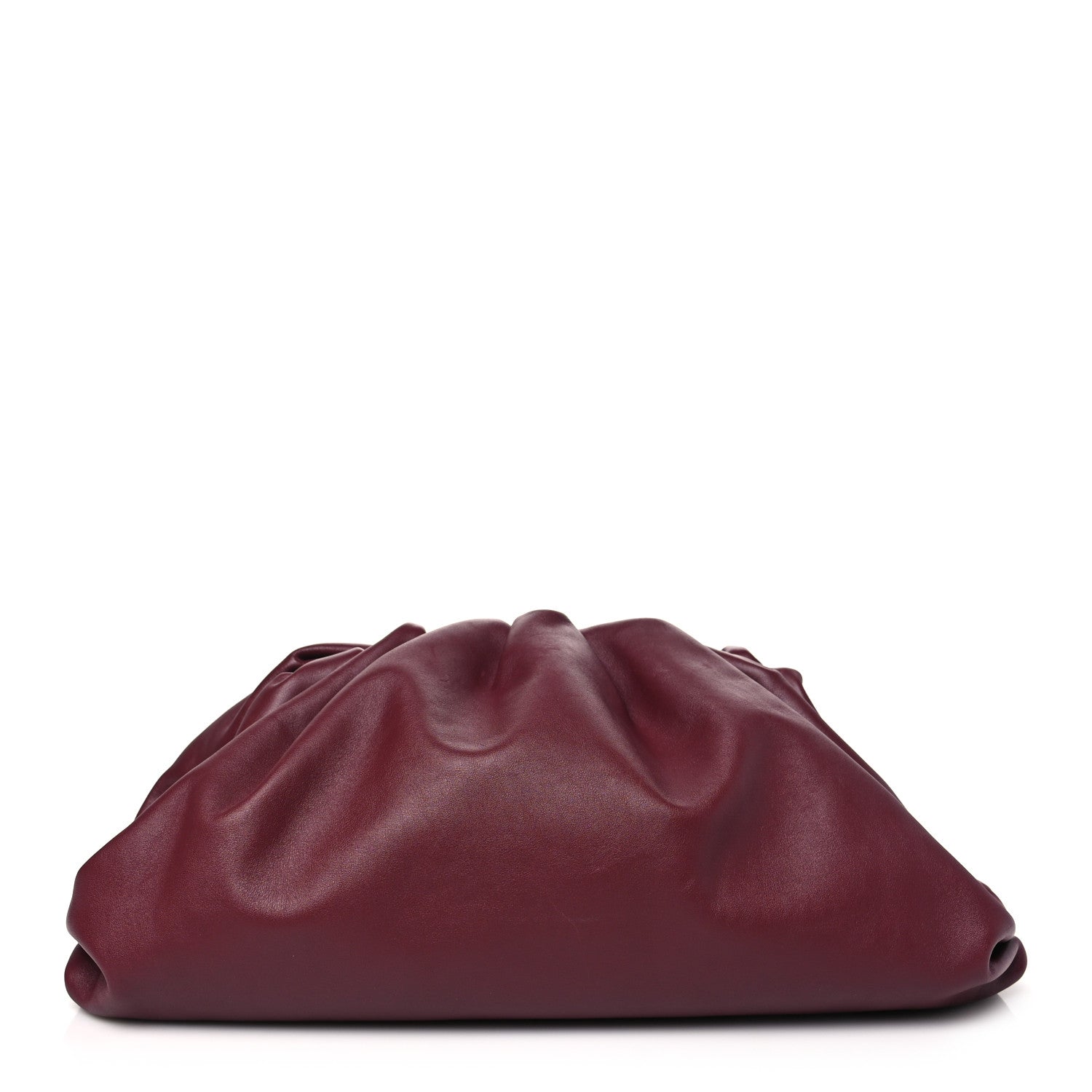 Bottega Veneta Smooth Butter Calf The Pouch Oversized Clutch Bordeaux 1 of 10