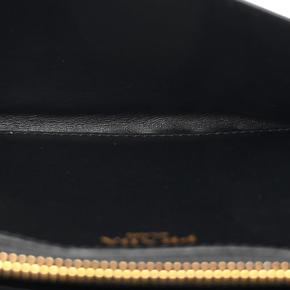 Prada Soft Calfskin Quilted Chain Wallet Black 5 of 12