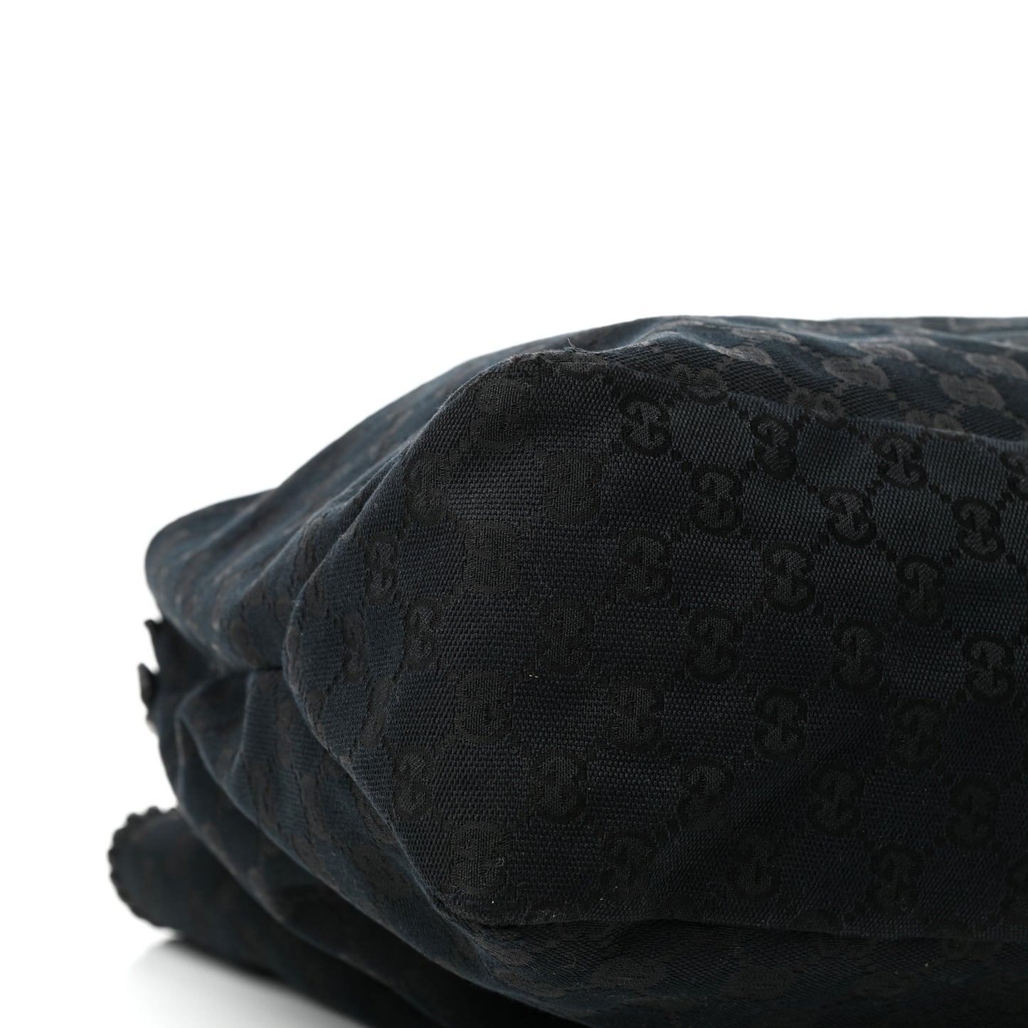 Monogram Large Horsebit Chain Hobo Black