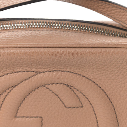 Gucci Pebbled Calfskin Small Soho Disco Bag Camelia 14 of 17
