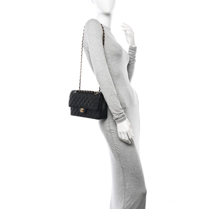 Chanel Caviar Quilted Medium Double Flap Black 2 of 11