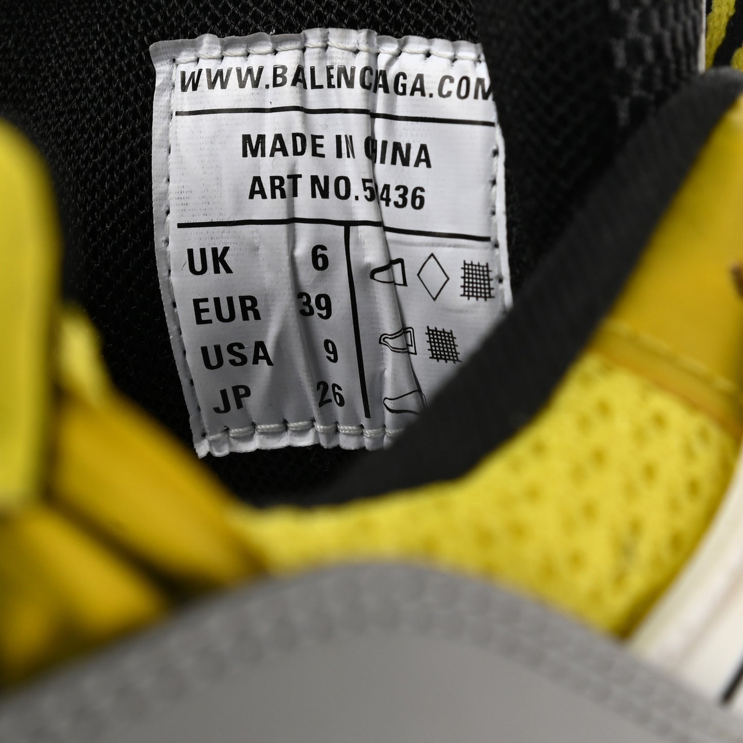 Mesh Nylon Womens Track Sneakers 39 Jaune Black White