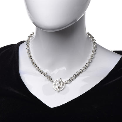 Tiffany Sterling Silver Atlas Toggle Chain Necklace 2 of 5