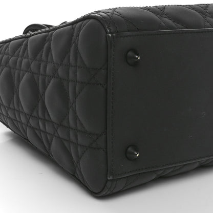 Christian Dior Ultra Matte Calfskin Cannage Medium Lady Dior Black 8 of 9