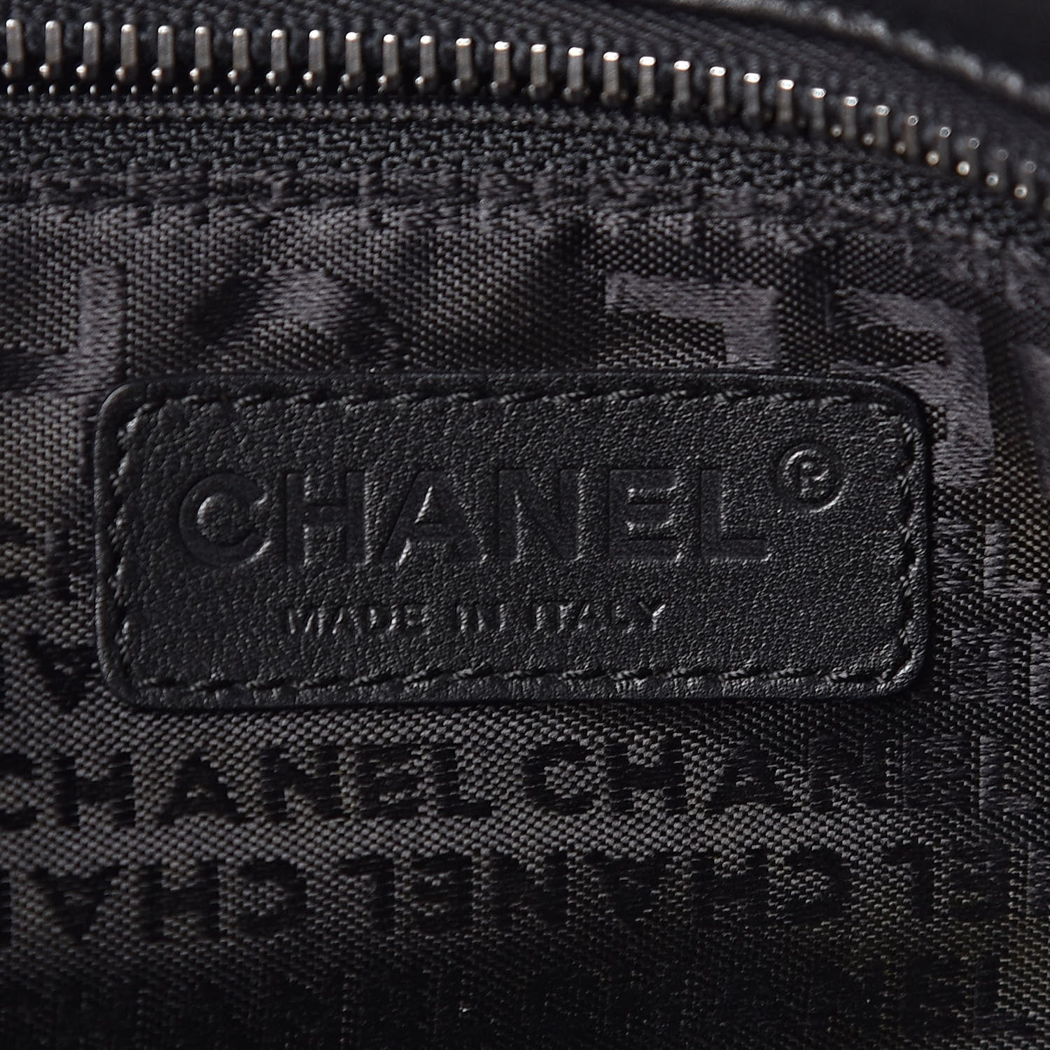 Chanel Calfskin Vertical Quilted Lax East West Shoulder Bag Black 6 of 12
