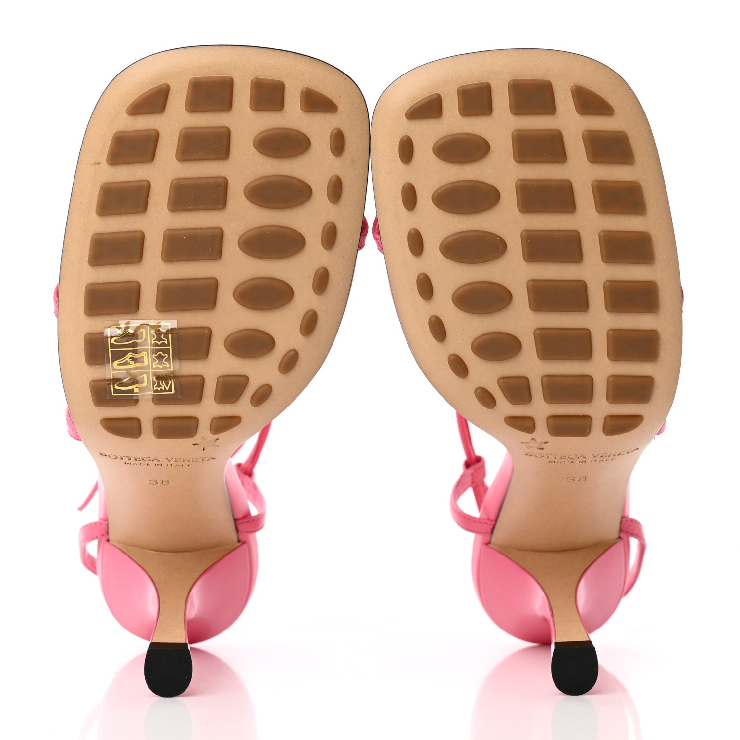 Bottega Veneta Crush Calfskin The Line 90mm Sandals 38 Milkshake 5 of 16