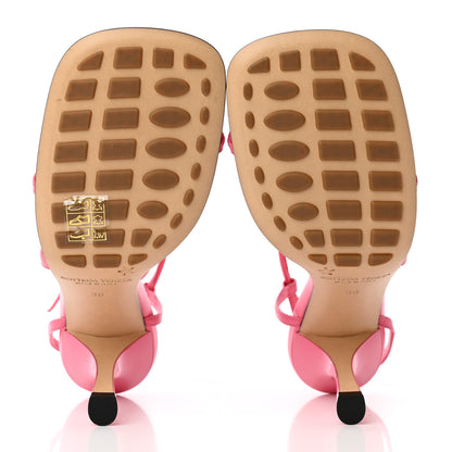 Bottega Veneta Crush Calfskin The Line 90mm Sandals 38 Milkshake 5 of 16