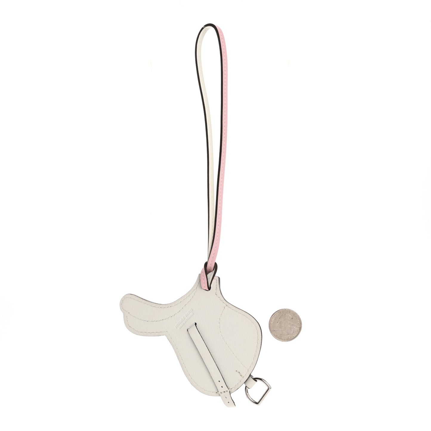 Swift Paddock Selle Horse Saddle Bag Charm Rose Sakura White