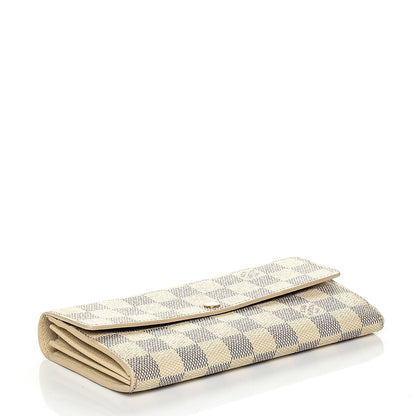 Louis Vuitton Damier Azur Sarah Wallet 4 of 7