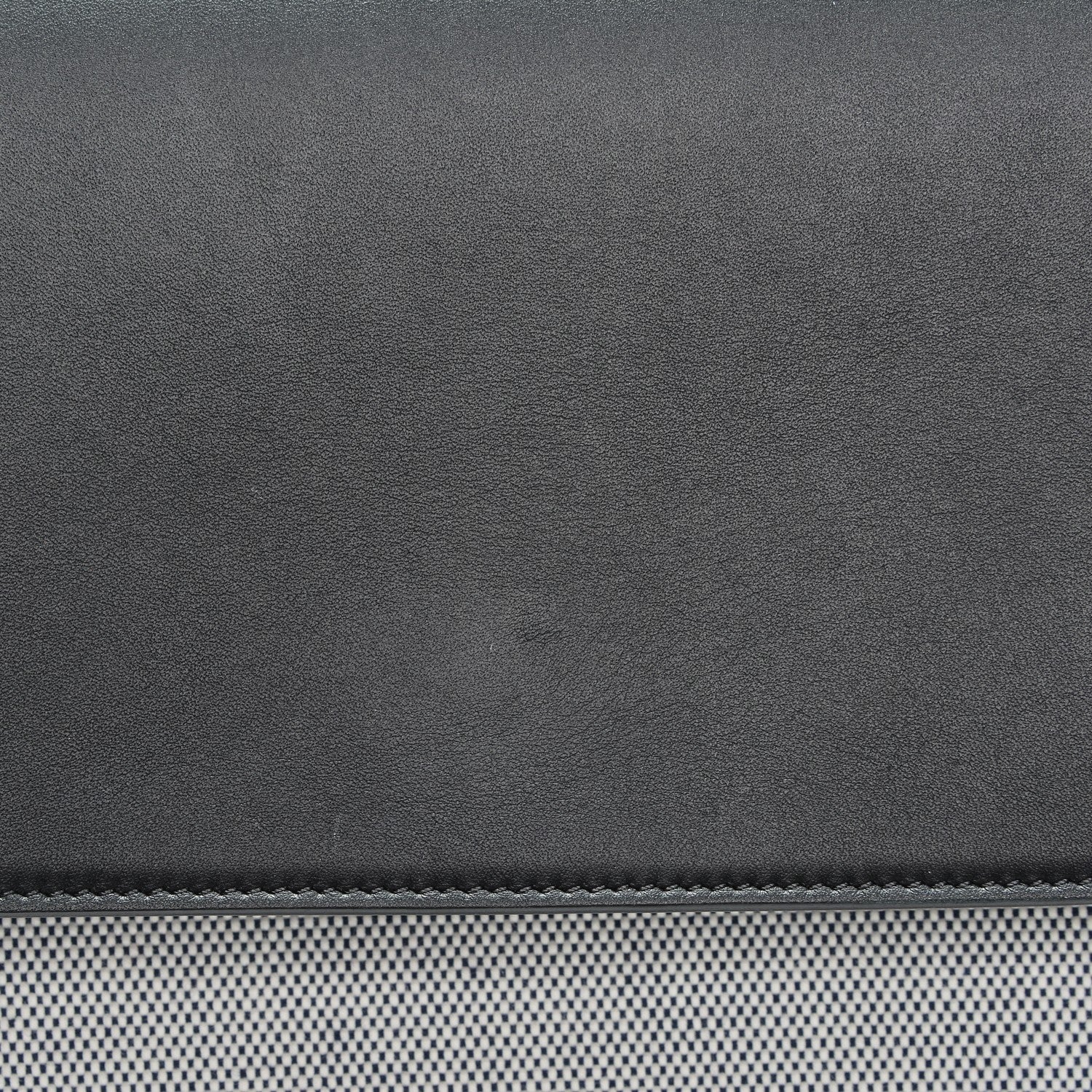 Celine Cotton Canvas Calfskin Mini Belt Bag Navy Blue 9 of 10