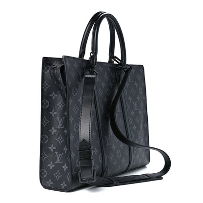 Louis Vuitton Monogram Eclipse Sac Plat Horizontal Zipper 3 of 10