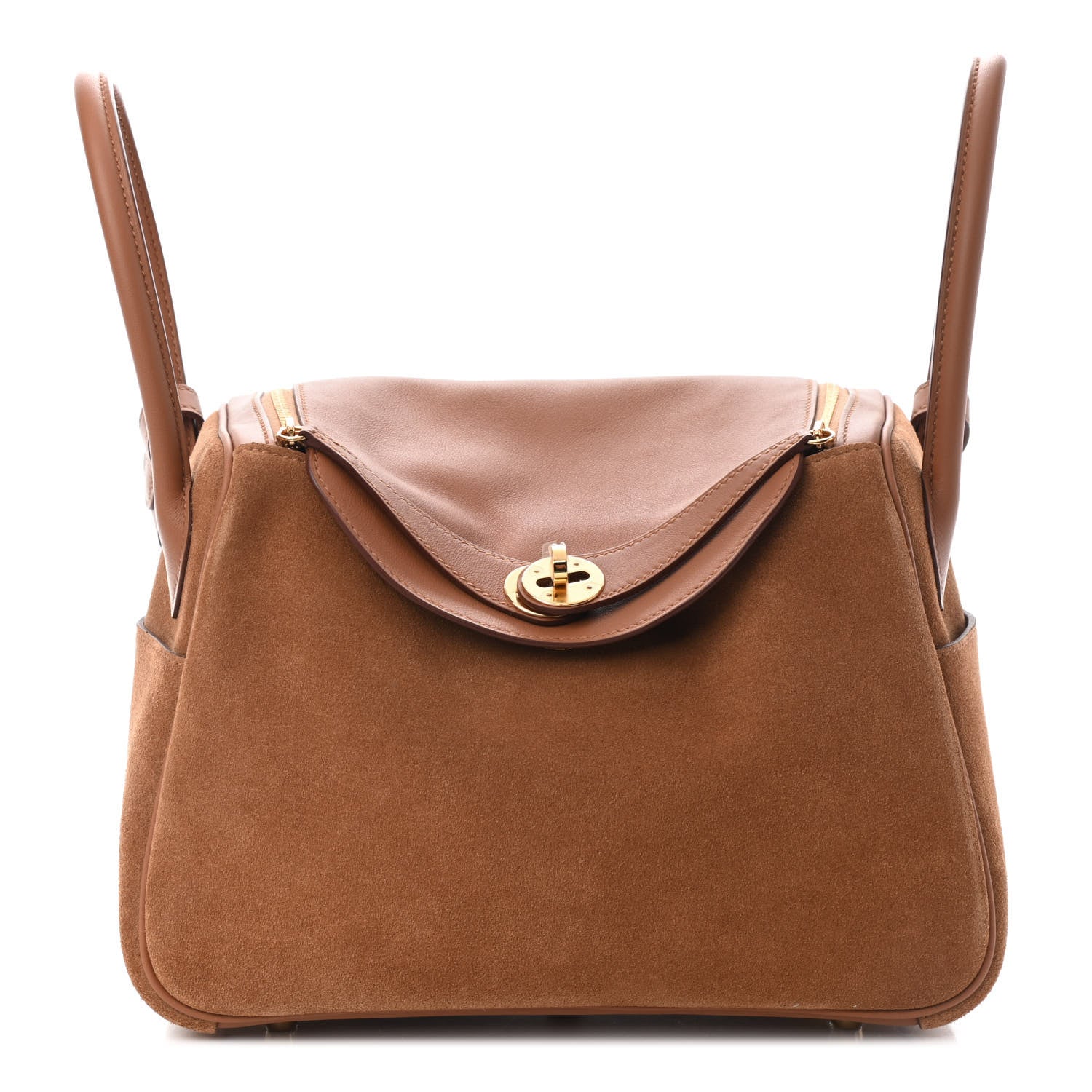 Hermes Swift Grizzly Chamois Lindy 26 Gold 1 of 9