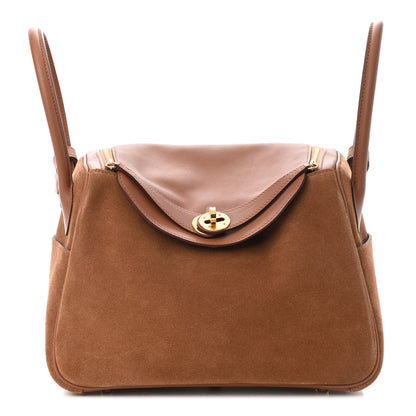 Hermes Swift Grizzly Chamois Lindy 26 Gold 1 of 9