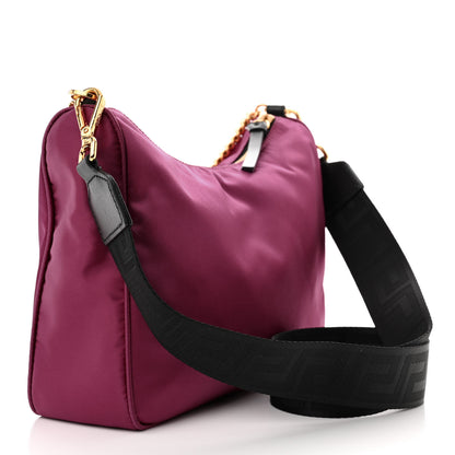 Versace Nylon Medusa Shoulder Bag Dahlia Black 3 of 10