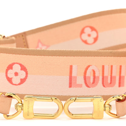 Louis Vuitton Jacquard Speedy Bandouliere 20 Shoulder Strap Pink Orange 4 of 4