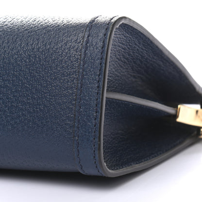 Gucci Textured Calfskin Web Small Ophidia Chain Shoulder Bag Blue Agata 9 of 9