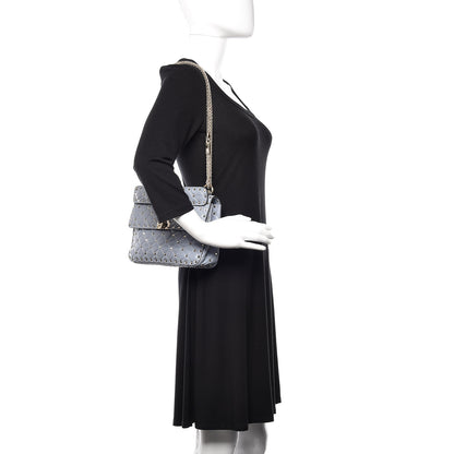 Valentino Garavani Nappa Medium Rockstud Spike Shoulder Bag London Stone 2 of 10