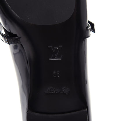 Louis Vuitton Patent Uniformes Ballet Flats 38 Black 9 of 10