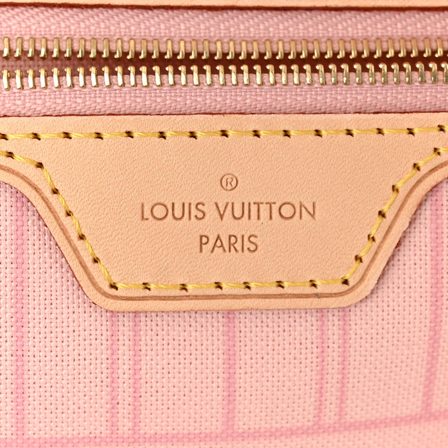 Damier Azur Neo Neverfull MM Rose Ballerine