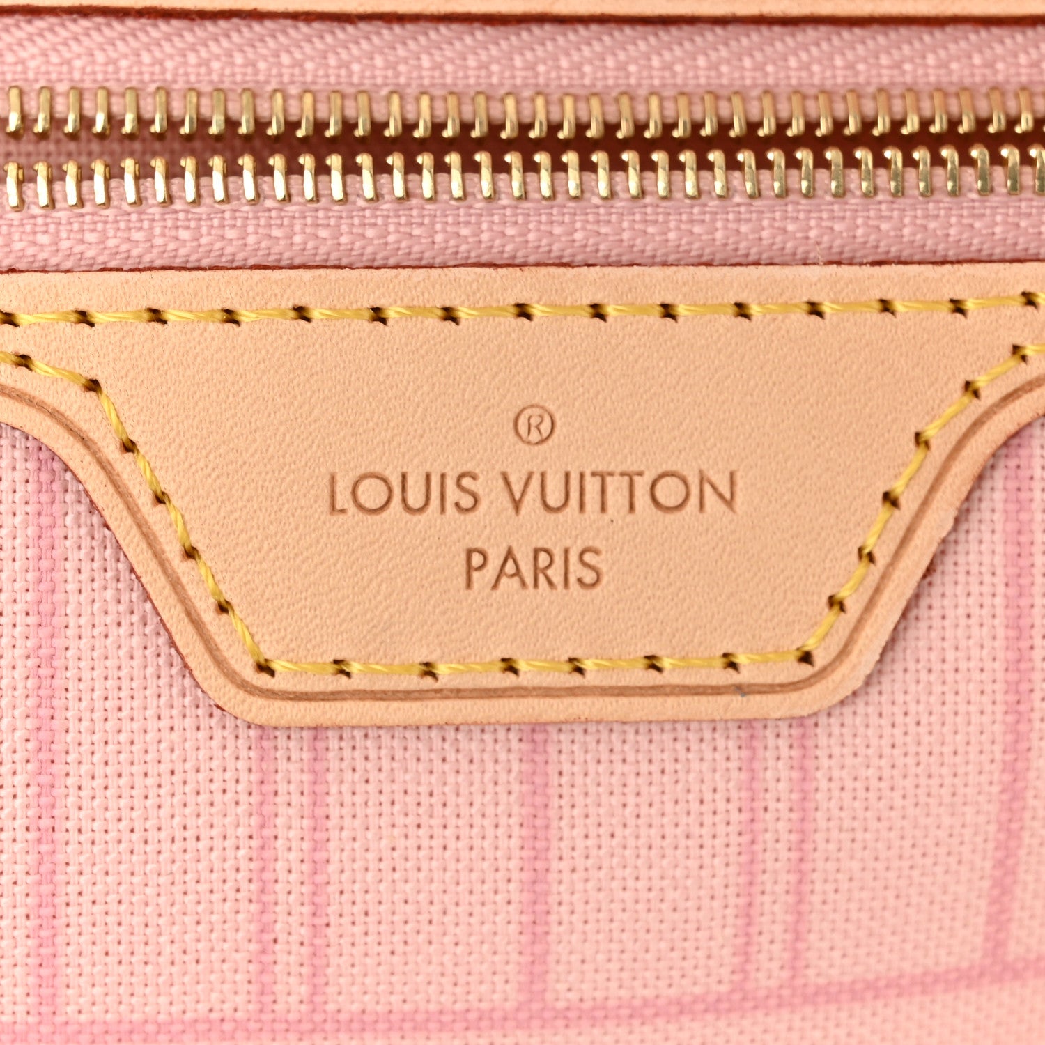 Louis Vuitton Damier Azur Neo Neverfull MM Rose Ballerine 5 of 9