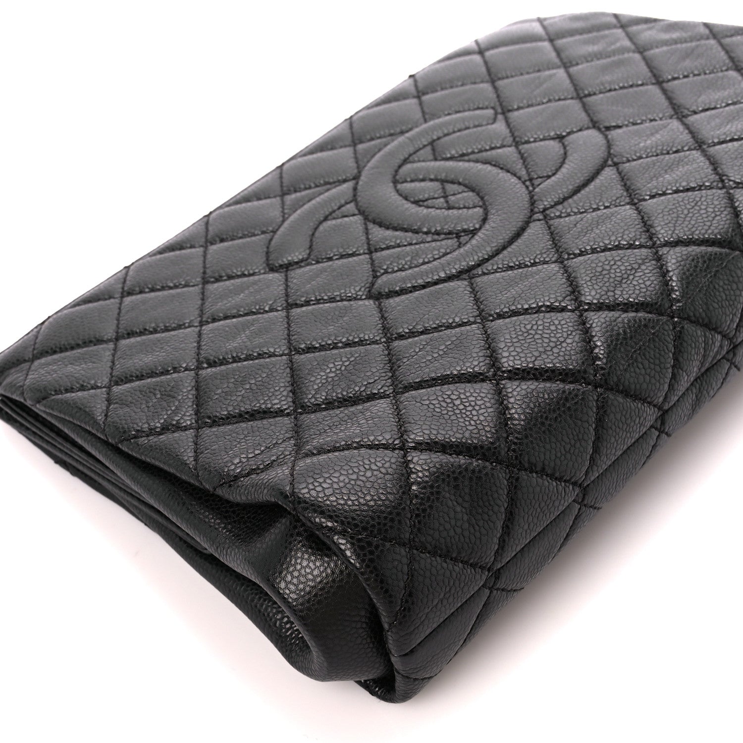 Chanel Caviar Quilted CC Beauty Clutch Black 9 of 10