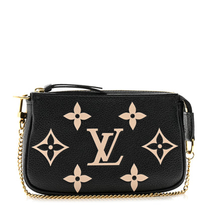 Louis Vuitton Empreinte Monogram Giant Mini Pochette Accessories Black 1 of 7