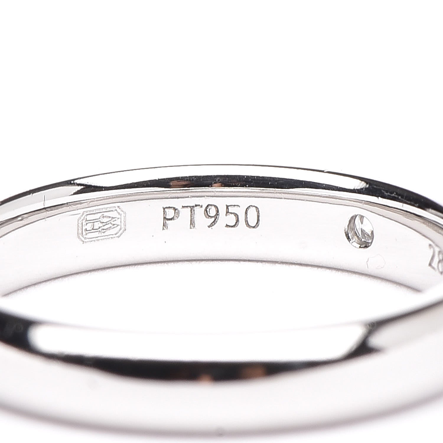 Harry Winston Platinum Diamond Band Ring 46 3.75 4 of 6