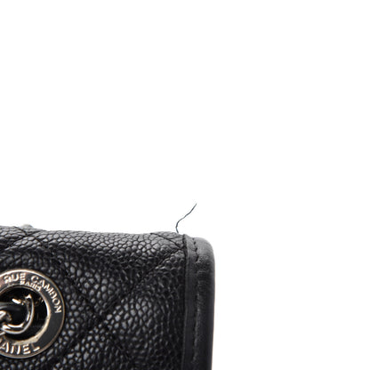 Chanel Caviar Quilted Medium French Riviera Flap Black 8 of 15