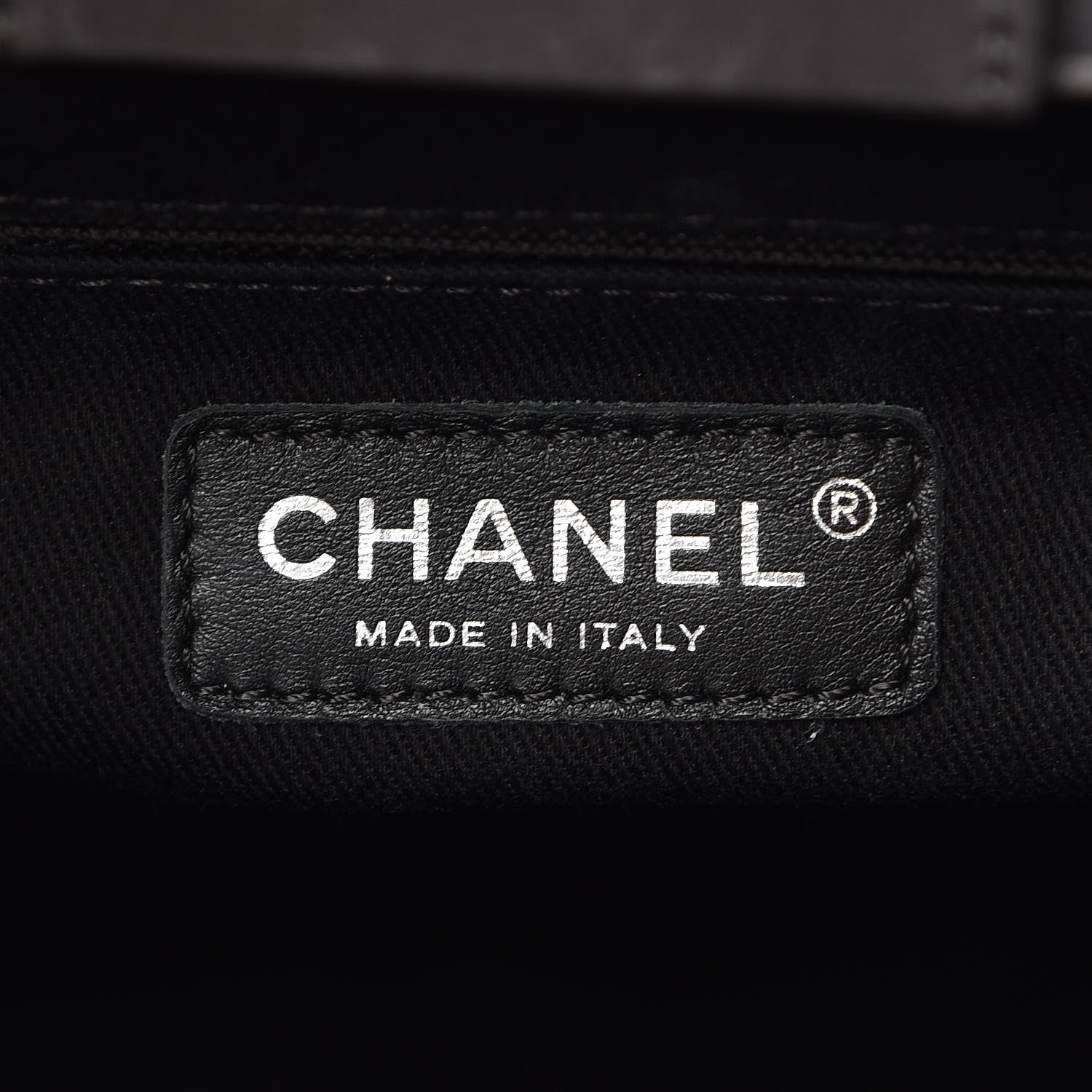 Chanel Glazed Calfskin Quilted Large CC Delivery Tote Grey 6 of 13
